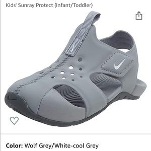Nike toddler Sunray Protect Sandals wolf grey